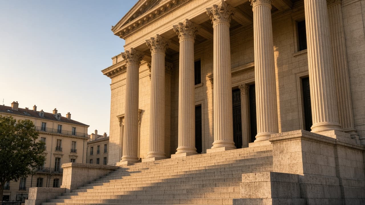 Escaliers du palais de justice