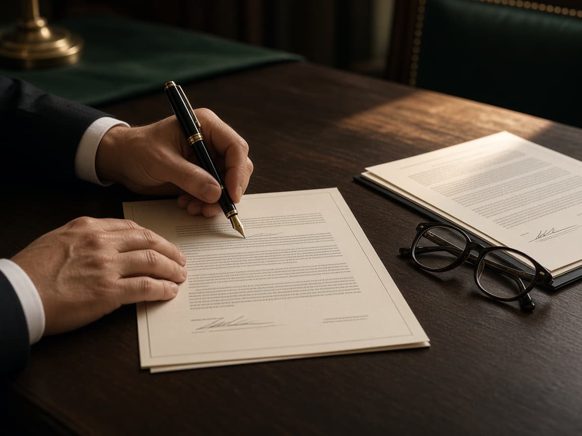 Signature d’une convention