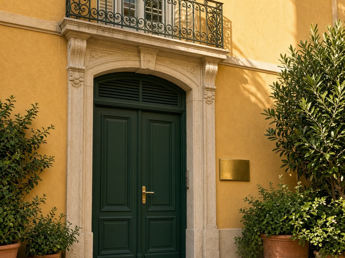 Entrée du cabinet, 12 rue de la Liberté à Nice